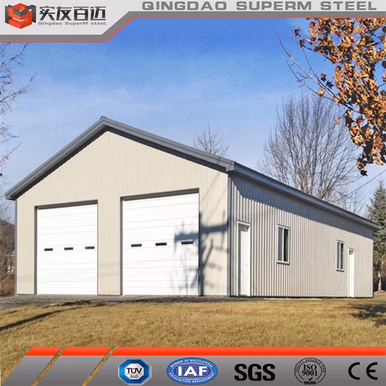 Garaje industrial del coche de la estructura de acero de la fábrica