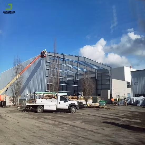 Almacenamiento de estructura de acero logístico prefabricado galvanizado