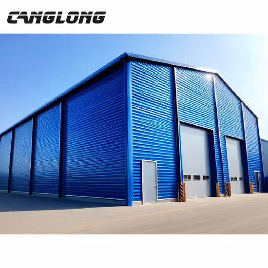 Estructura de acero, construcción, almacén prefabricado, taller, fábrica, marco de autoalmacenamiento para venta personalizada